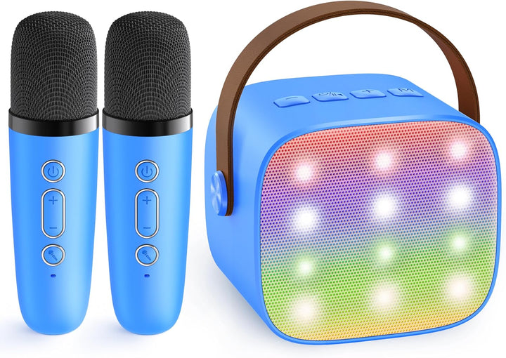 Niki | Portable Mini Karaoke Machine with Bluetooth Speaker and 2 Wireless Microphones – Veylo