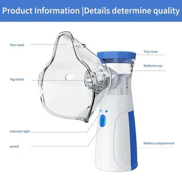 Niki | Portable Mini Mesh Nebulizer Adult &amp; Kids