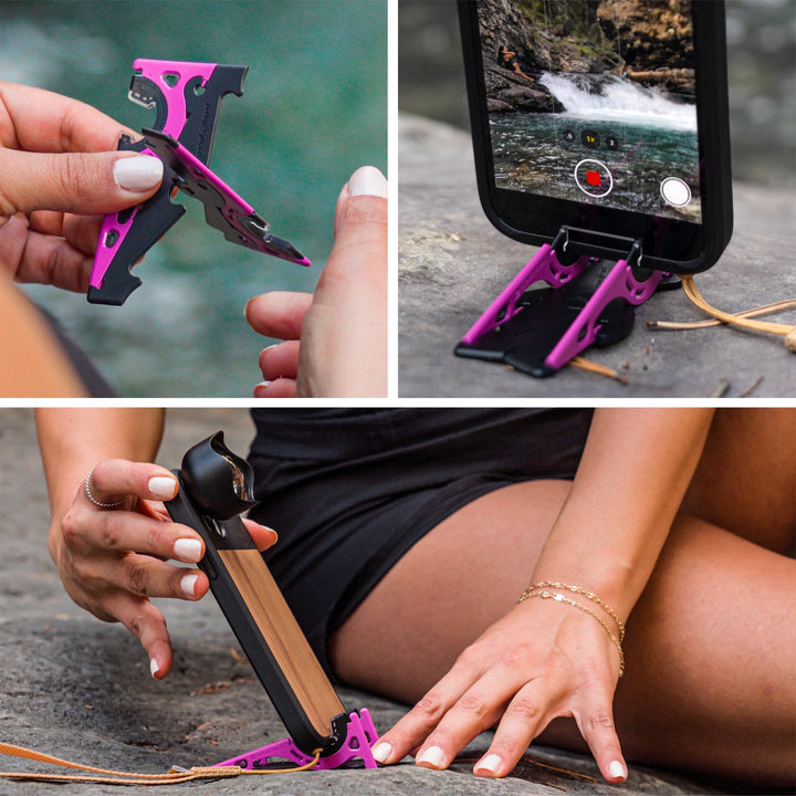 Niki | Portable Phone Stand for Perfect Pictures - SnapFold