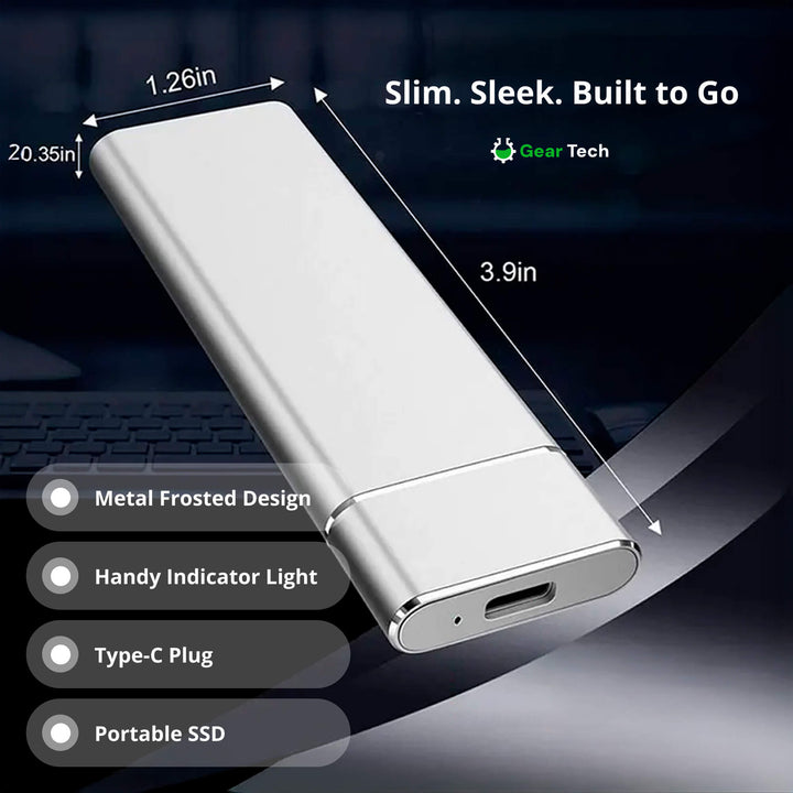 Niki | Portable SSD for large storage – 5TB external hard drive with lightning-fast transfer speed