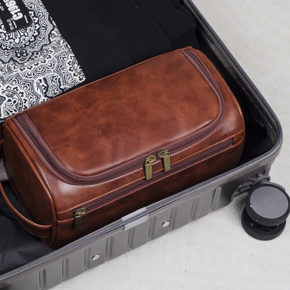 Niki | Premium Leather Toiletry Bag for Travelers