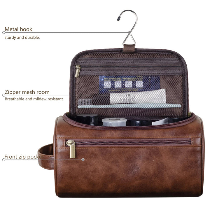Niki | Premium Leather Toiletry Bag for Travelers
