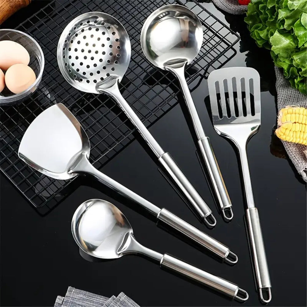 Niki | Premium Stainless Steel Kitchen Utensils | 5 Piece Set