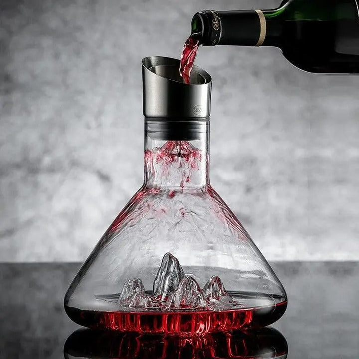 Niki | Premium Wine Decanter | Lead-Free Crystal with Rapid Aeration &amp; Filtration for Enhanced Tasting Experience