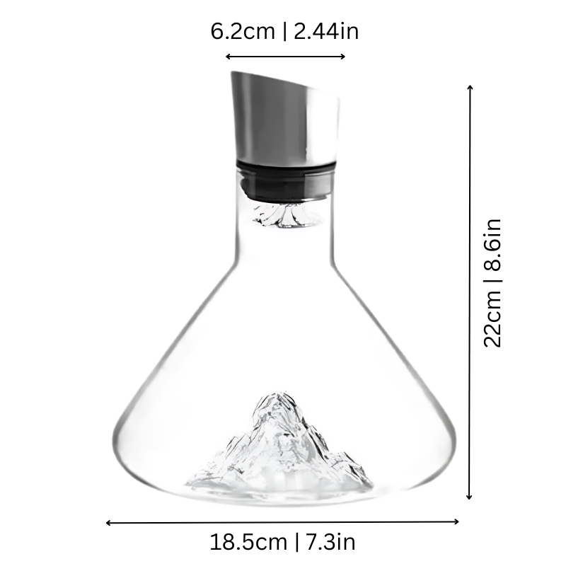 Niki | Premium Wine Decanter | Lead-Free Crystal with Rapid Aeration &amp; Filtration for Enhanced Tasting Experience