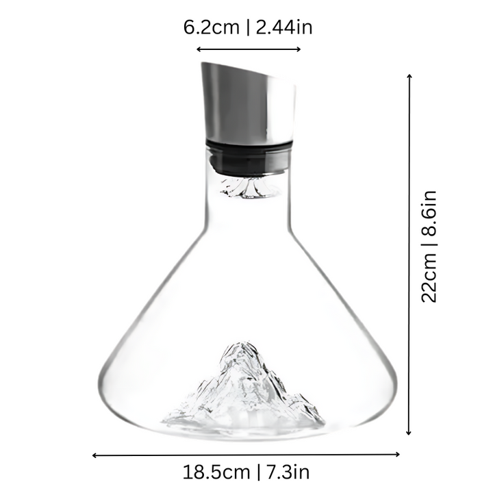 Niki | Premium Wine Decanter | Lead-Free Crystal with Rapid Aeration &amp; Filtration for Enhanced Tasting Experience