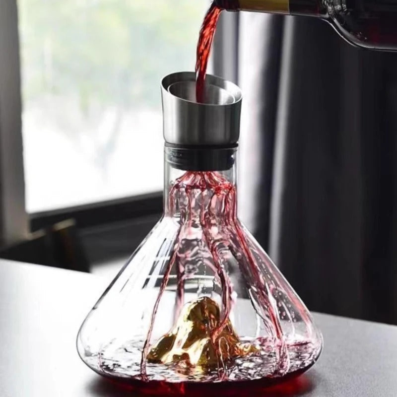 Niki | Premium Wine Decanter | Lead-Free Crystal with Rapid Aeration &amp; Filtration for Enhanced Tasting Experience