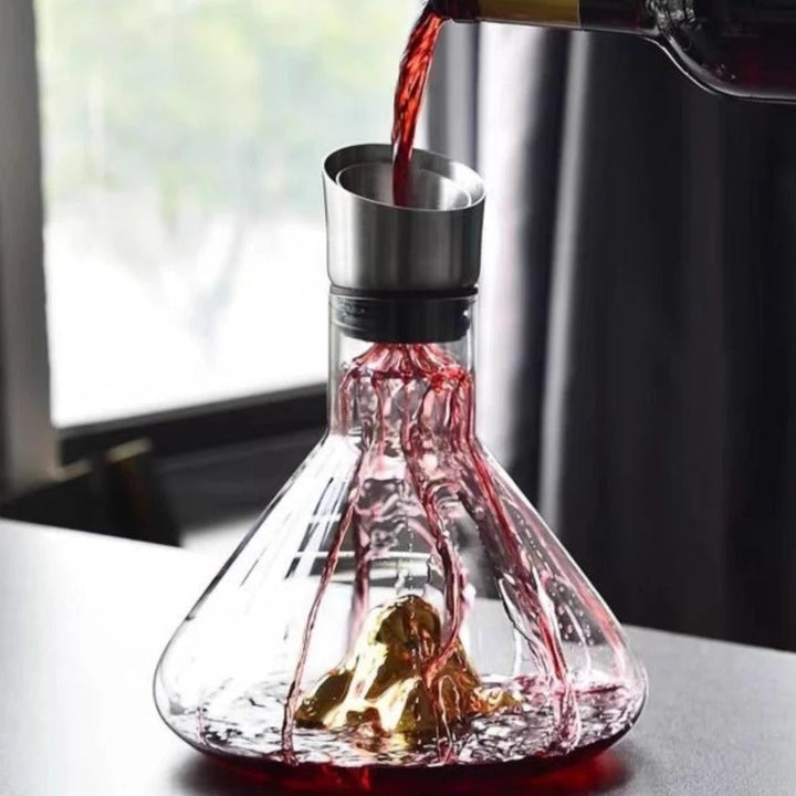 Niki | Premium Wine Decanter | Lead-Free Crystal with Rapid Aeration &amp; Filtration for Enhanced Tasting Experience