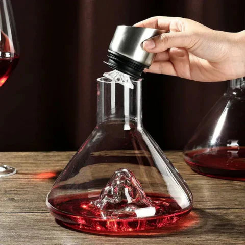 Niki | Premium Wine Decanter | Lead-Free Crystal with Rapid Aeration &amp; Filtration for Enhanced Tasting Experience