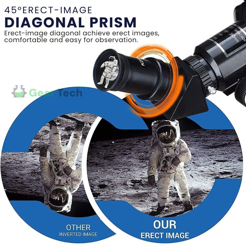 Niki | Professional Astronomical Telescope | 70mm Aperture, 300mm Focal Length &amp; Easy Setup for Stargazing and Nature Exploration