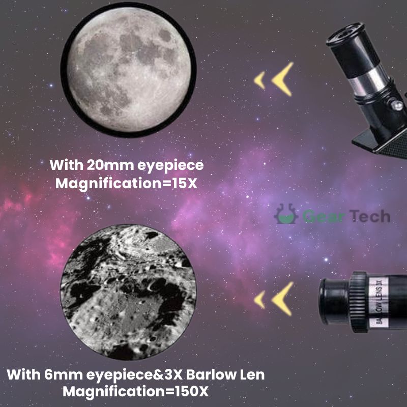 Niki | Professional Astronomical Telescope | 70mm Aperture, 300mm Focal Length &amp; Easy Setup for Stargazing and Nature Exploration