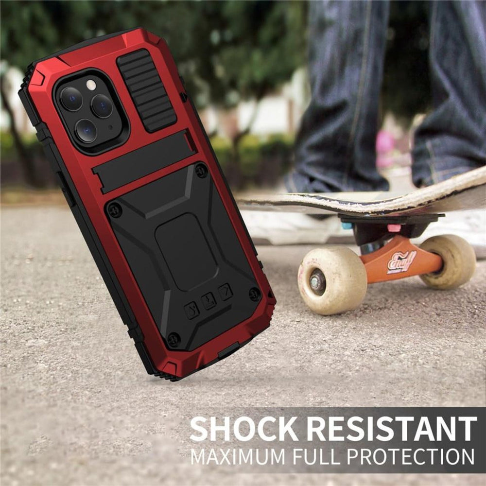 Niki | Protective Shockproof Tempered Glass Metal Case for iPhone
