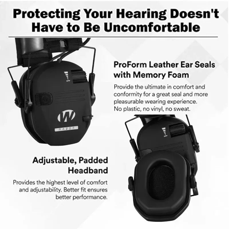 Niki | Protective Shooting Headphones | Active Noise Cancellation, Lightweight and Comfortable for Shooting Activities