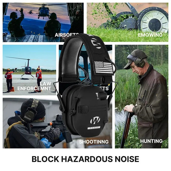 Niki | Protective Shooting Headphones | Active Noise Cancellation, Lightweight and Comfortable for Shooting Activities