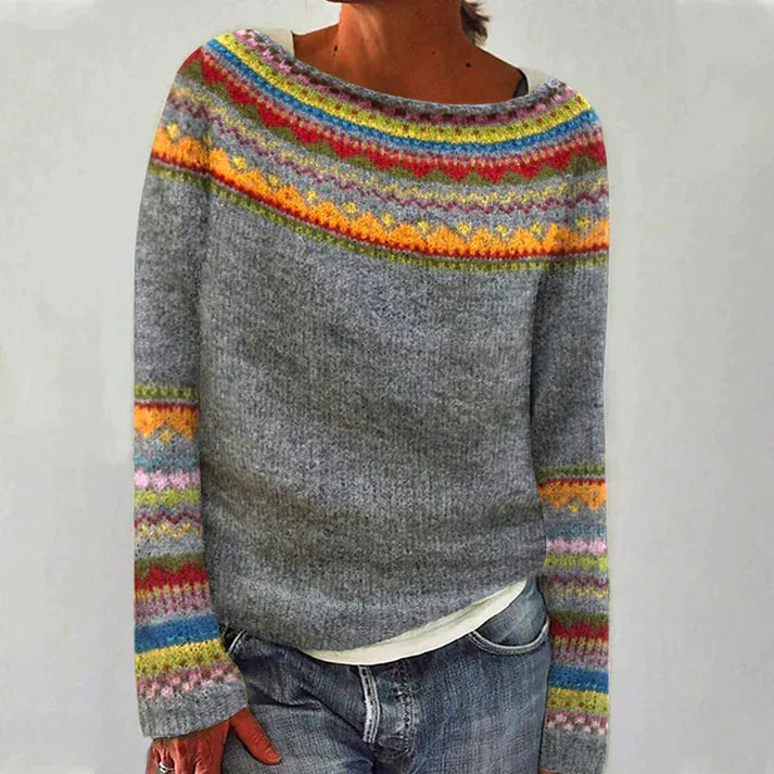 Niki Pullover with Long Sleeves and Print