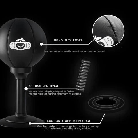 Niki | Punching Ball with Strong Suction Base - PowerStrike