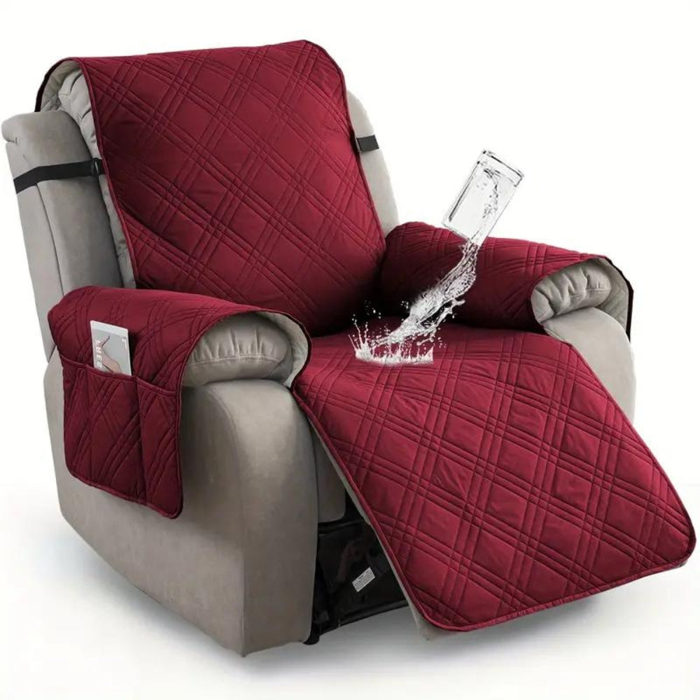 Niki | Quilted Recliner Cover - Waterproof &amp; Stain Resistant