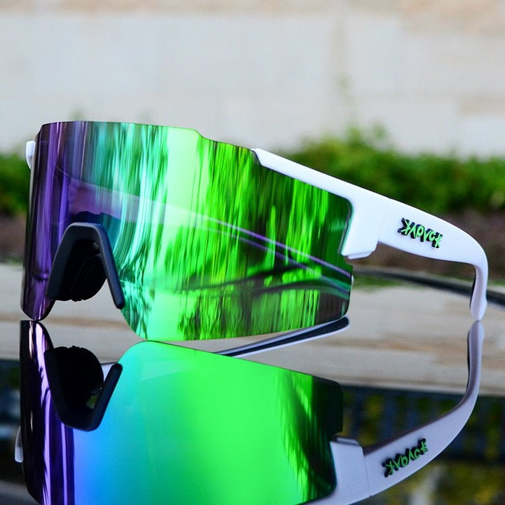Niki | ReflectRide Sports Sunglasses – Aerodynamic Cycling Glasses with UV Protection and Interchangeable Frame