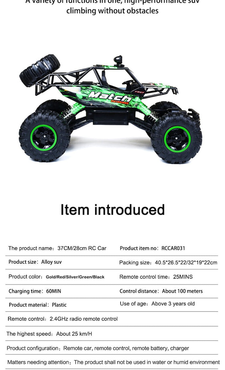 Niki | Remote Control Car 4x4 Rock Crawler Monster Truck