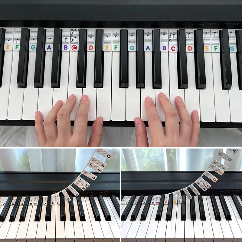 Niki | Removable Piano Keyboard Note Labels