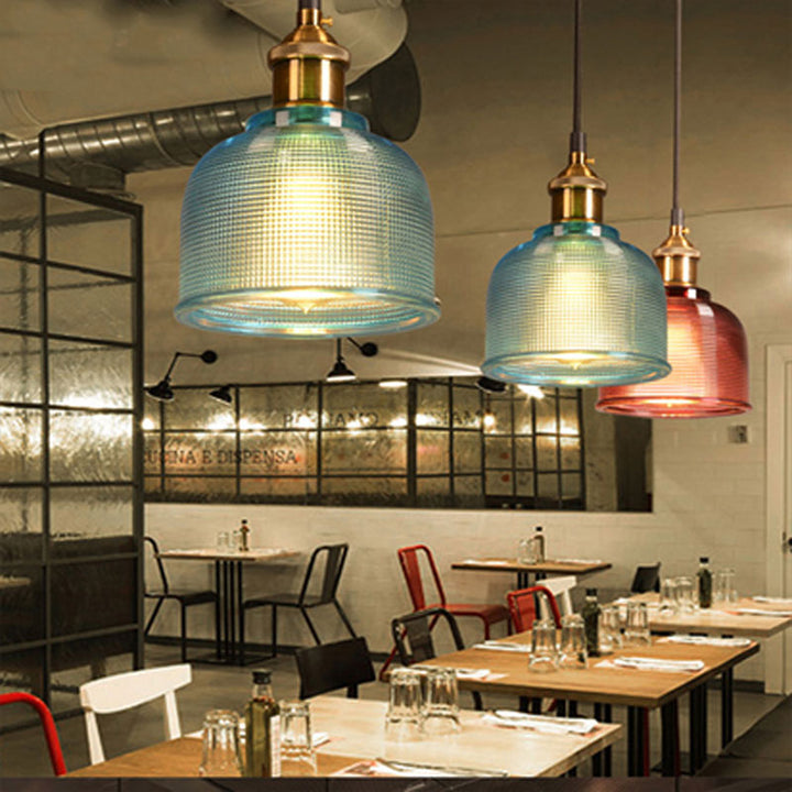 Niki | Retro Glass Pendant Light | European Vintage Design