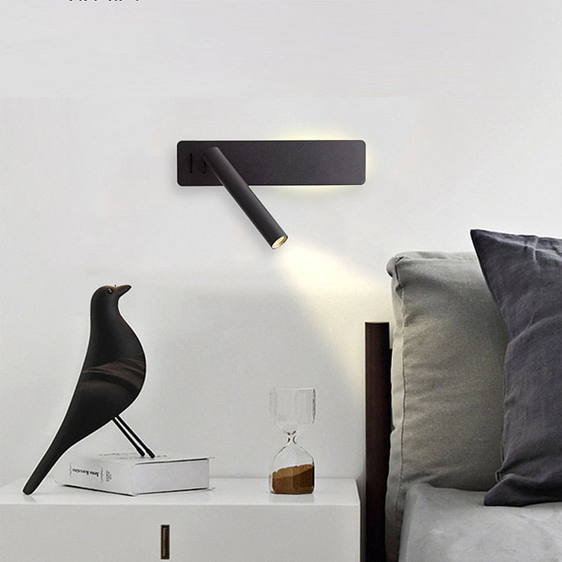Niki | Rotatable LED Reading Wall Light for the Bed
