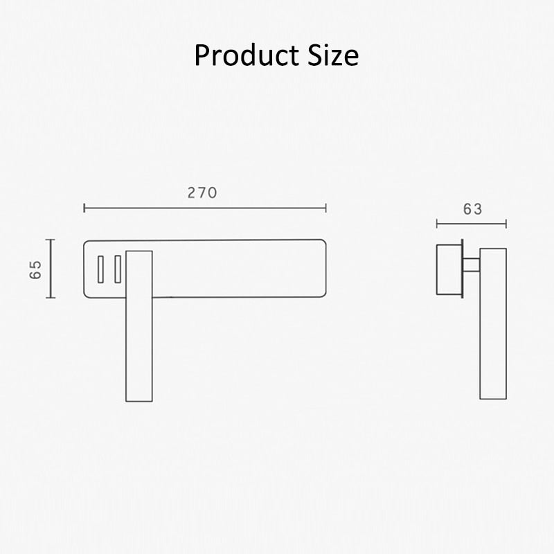 Niki | Rotatable LED Reading Wall Light for the Bed