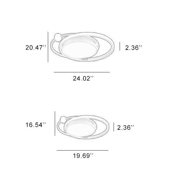 Niki | Round LED Ceiling Light | Nordic Minimal Design