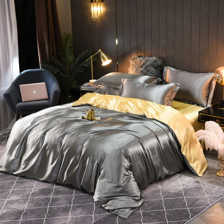 Niki | Satin Bedding Set Duvet Cover Set