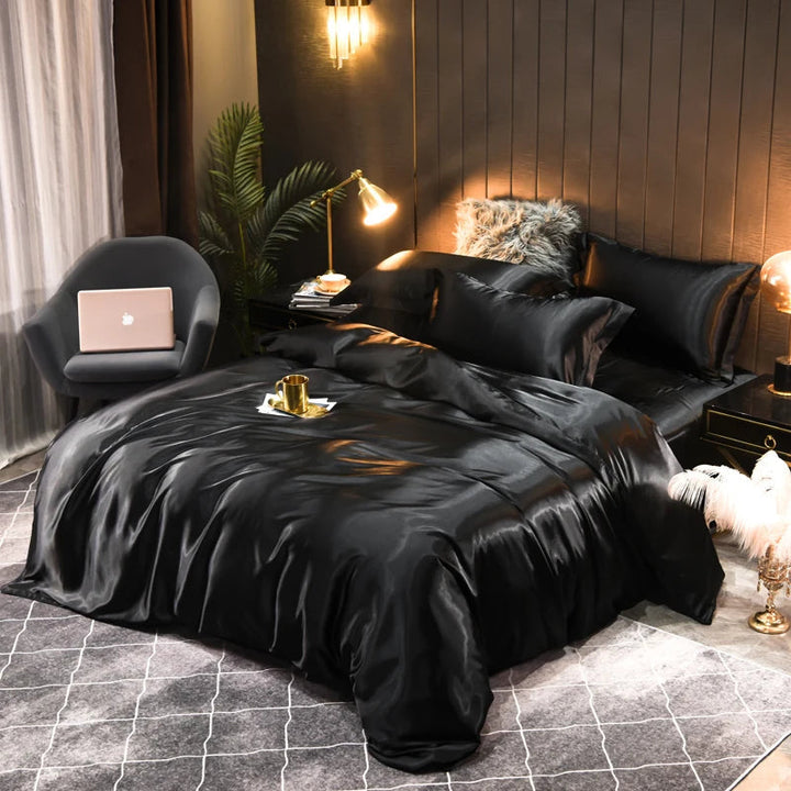 Niki | Satin Bedding Set Duvet Cover Set
