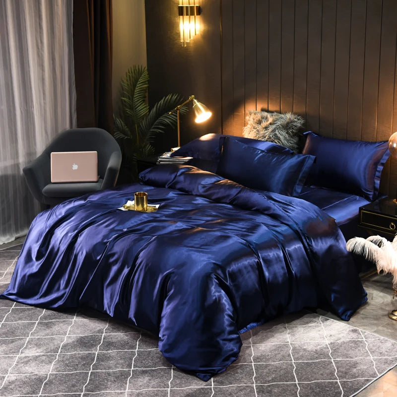 Niki | Satin Bedding Set Duvet Cover Set
