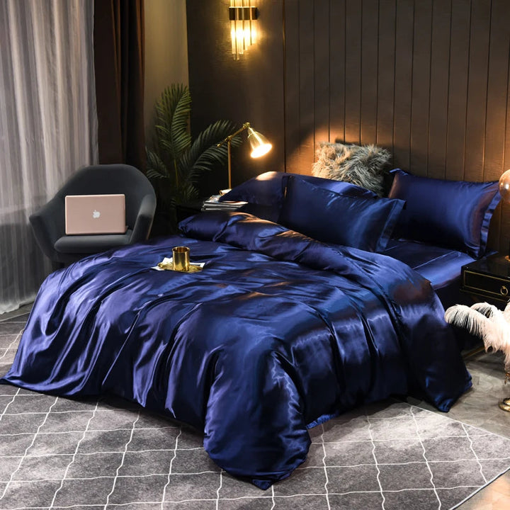 Niki | Satin Bedding Set Duvet Cover Set