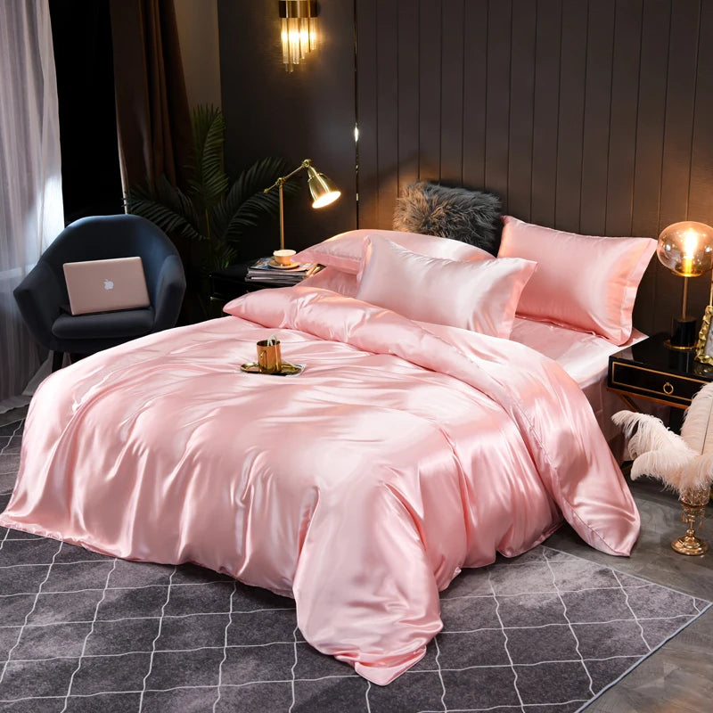 Niki | Satin Bedding Set Duvet Cover Set