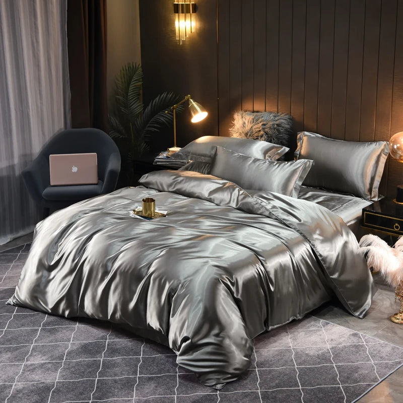Niki | Satin Bedding Set Duvet Cover Set
