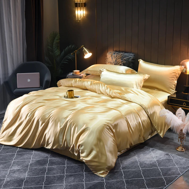 Niki | Satin Bedding Set Duvet Cover Set