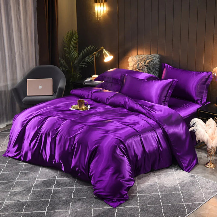 Niki | Satin Bedding Set Duvet Cover Set