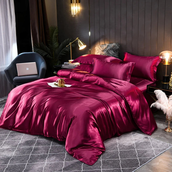 Niki | Satin Bedding Set Duvet Cover Set