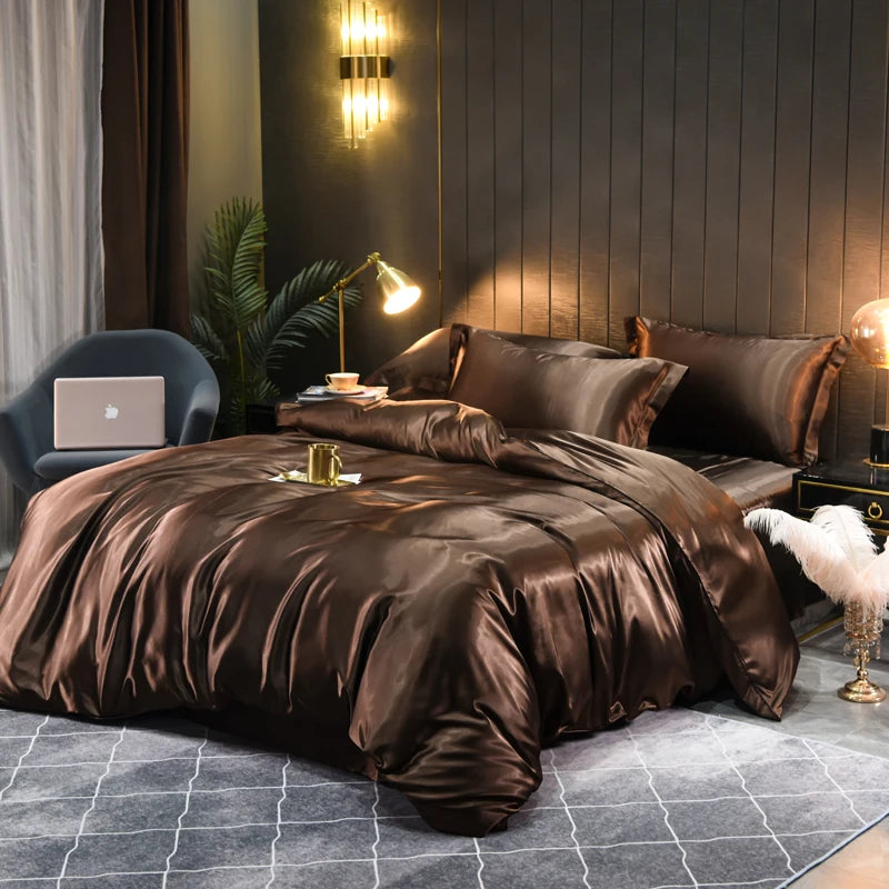 Niki | Satin Bedding Set Duvet Cover Set