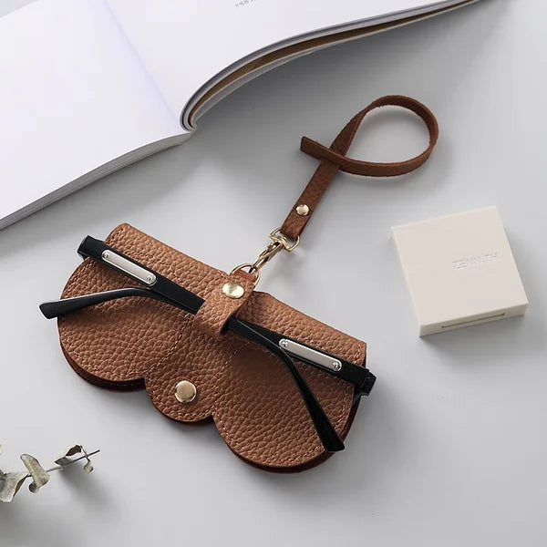 Niki | ShadeShield Soft Leather Sunglasses Case