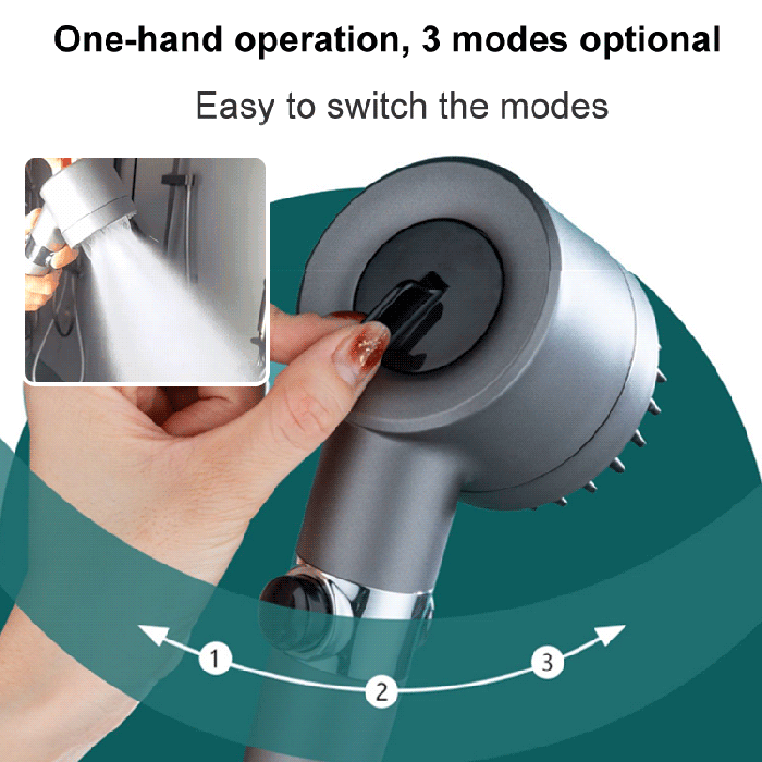 Niki | Shower Head – PowerSpray – Increased Pressure – Spa Experience