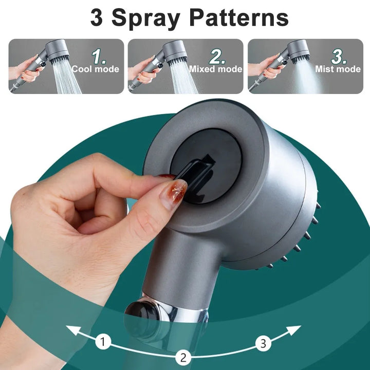 Niki | Shower Head – PowerSpray – Increased Pressure – Spa Experience