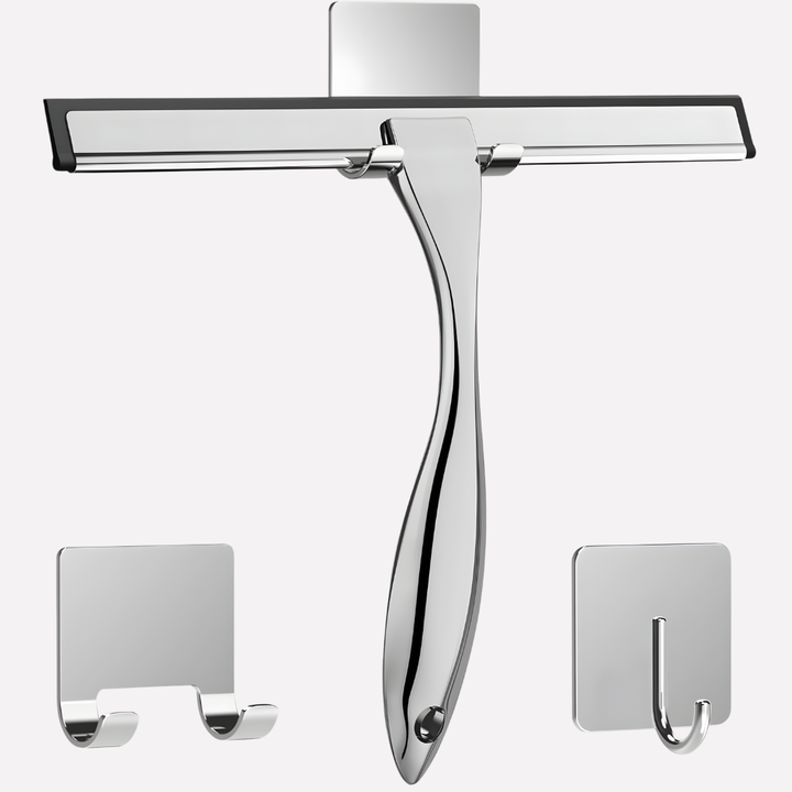 Niki | Shower Squeegee with Hooks for Glass and Tile