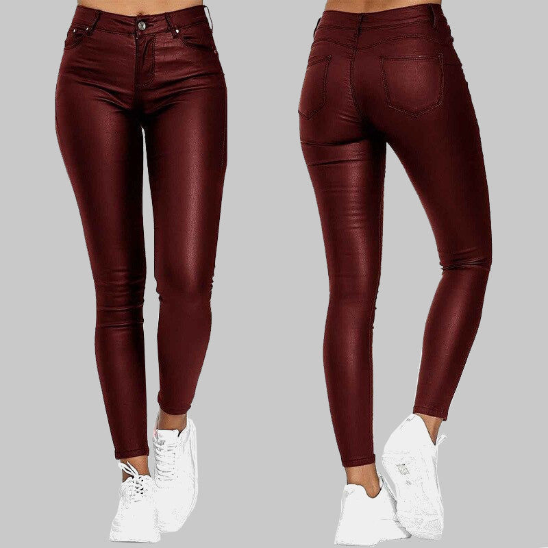 Niki Skinny Leather Pants