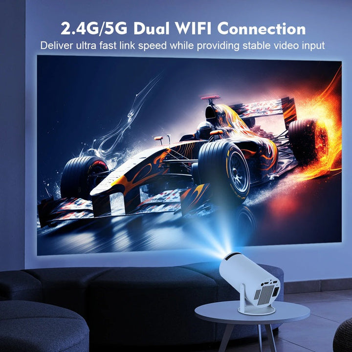 Niki | Smart 4K Mini Projector with Dual WiFi and Bluetooth Connection