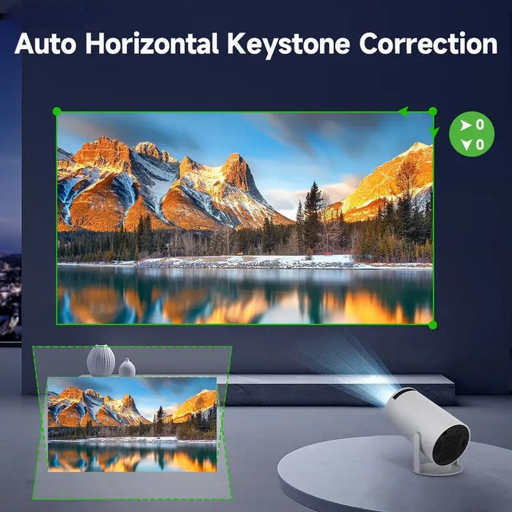 Niki | Smart 4K Mini Projector with Dual WiFi and Bluetooth Connection