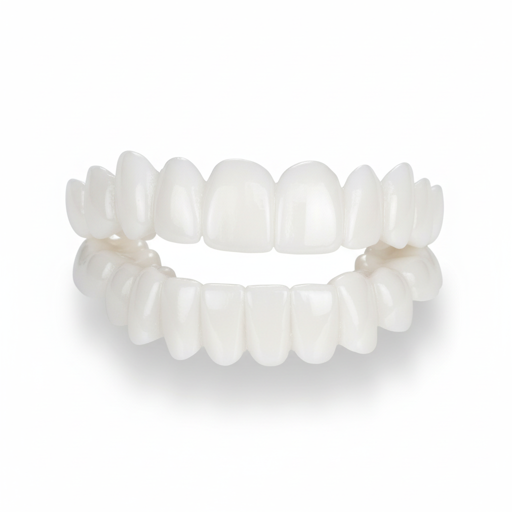 Niki | Smile Veneers | Customizable Cosmetic Tooth Covers | Medical Special Resin | Instant Smile Correction | Upper &amp; Lower Jaw