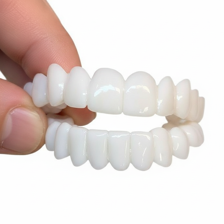 Niki | Smile Veneers | Customizable Cosmetic Tooth Covers | Medical Special Resin | Instant Smile Correction | Upper &amp; Lower Jaw