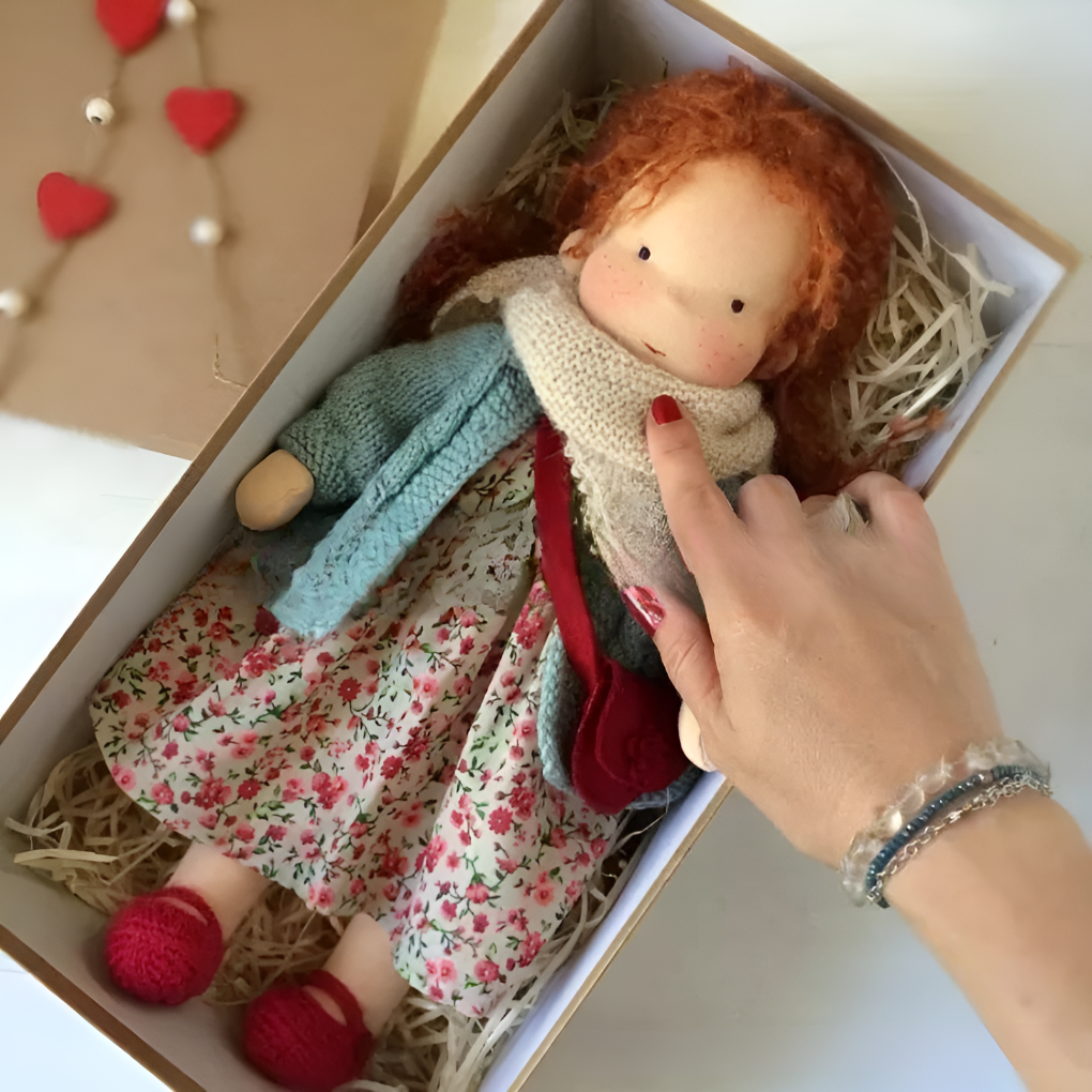 Niki | Soft Waldorf Doll with Natural Features