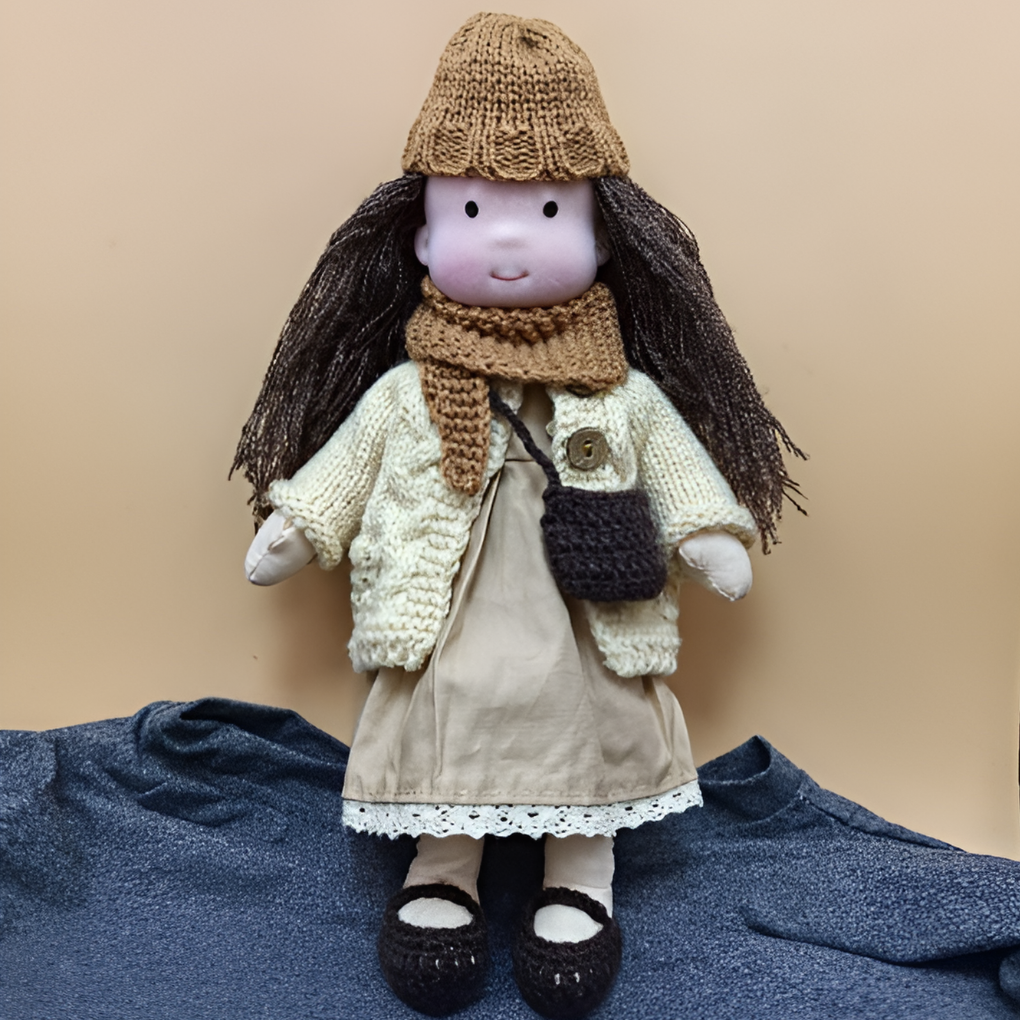 Niki | Soft Waldorf Doll with Natural Features
