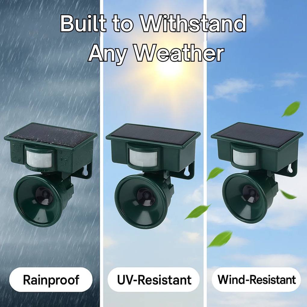 Niki | Solar Motion Sensor Bird Repeller for Outdoors